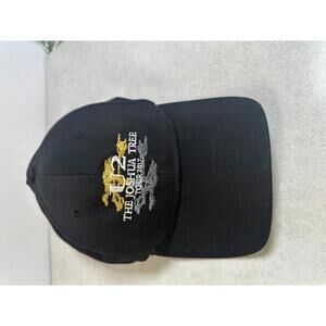 U2 Joshua Tree Tour 2017 Black Baseball Hat Band Merch Cap Otto Brand